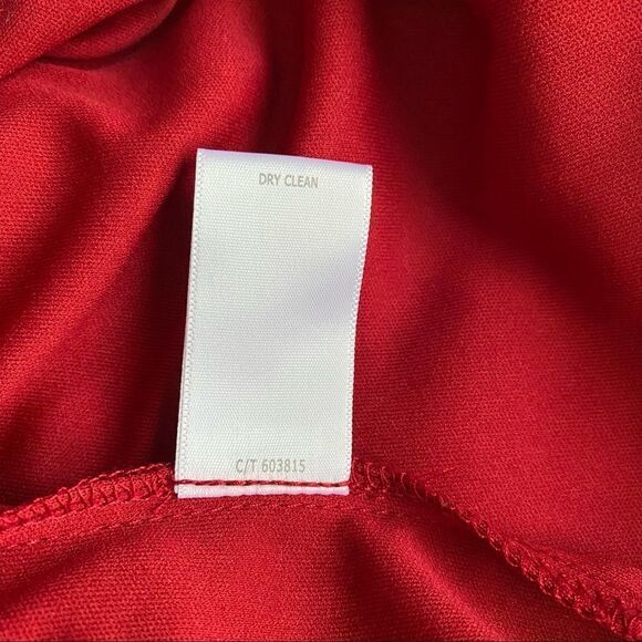 Taylor RED LACE DRESS Size 6 - Picture 6 of 7